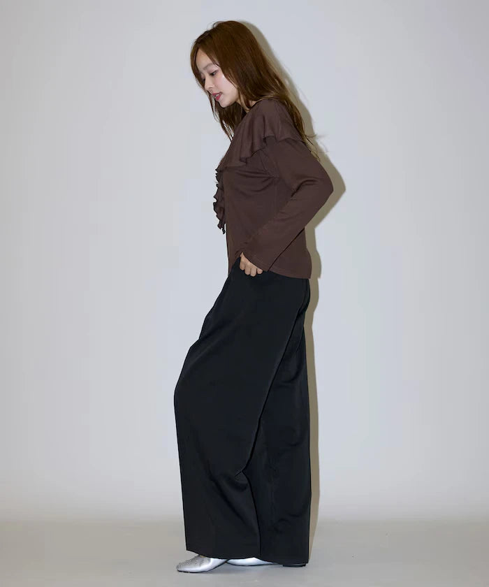 Collar Frill Ribbed Cut Sew Limited Edition