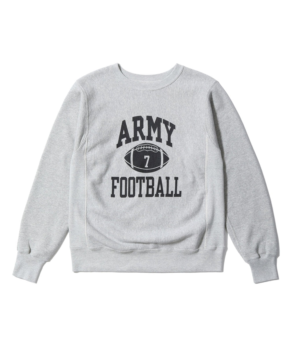 HORIZONTAL KNITTING SWEAT SHIRT ���ARMY FOOTBALL���