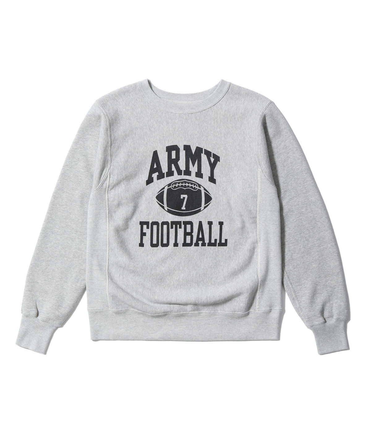 HORIZONTAL KNITTING SWEAT SHIRT ���ARMY FOOTBALL���