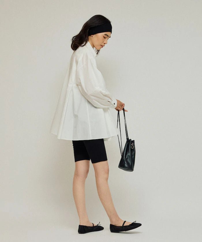Box Stack Balloon Sleeve Long Sleeve Shirt
