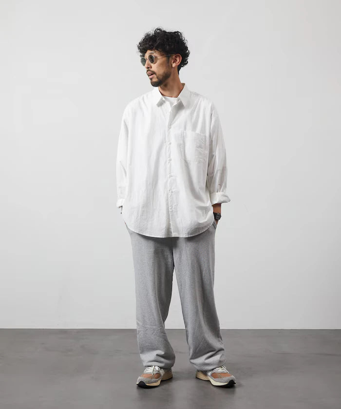 <New Color Added> Relaxed Fit Broad Shirt / Regular Collar / Long Sleeve