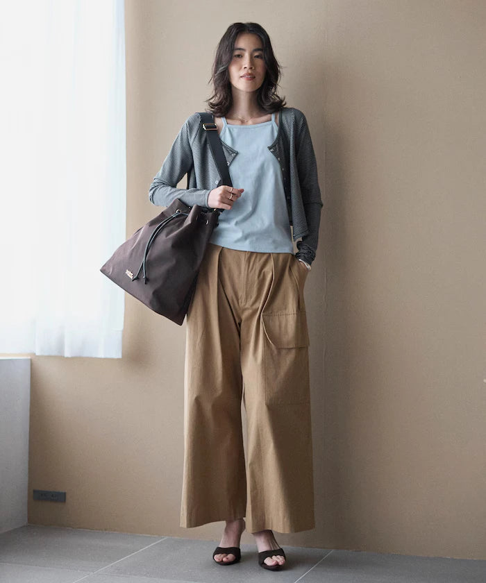 [February 12, 12:00 Release] Layered Set Top / Striped Cardigan & Camisole