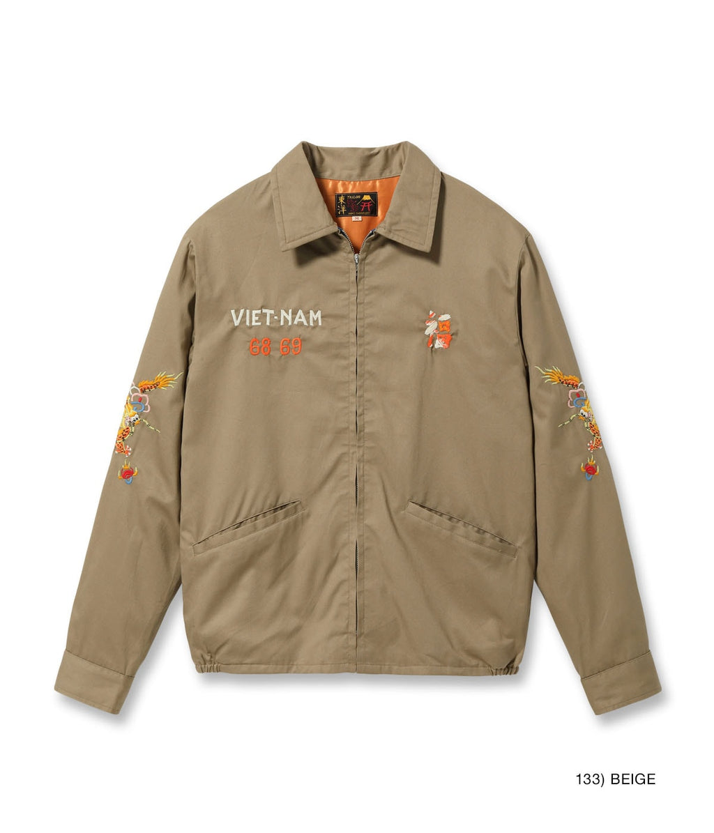 Late 1960s Style Cotton Vietnam Jacket “DRAGON”