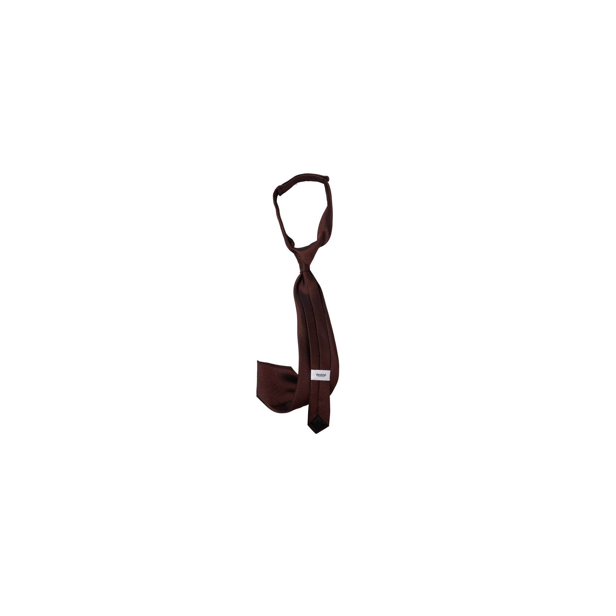 SHAPE MEMORY SHIJIRA TIE：BROWN
