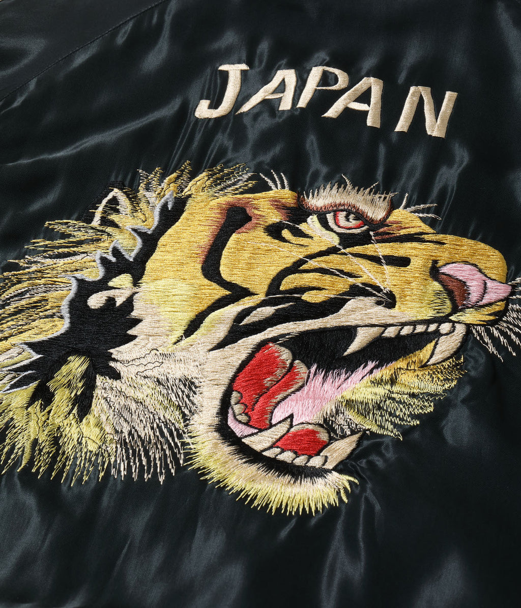 Early 1950s Style Acetate Souvenir Jacket “RED EAGLE” × “TIGER HEAD”