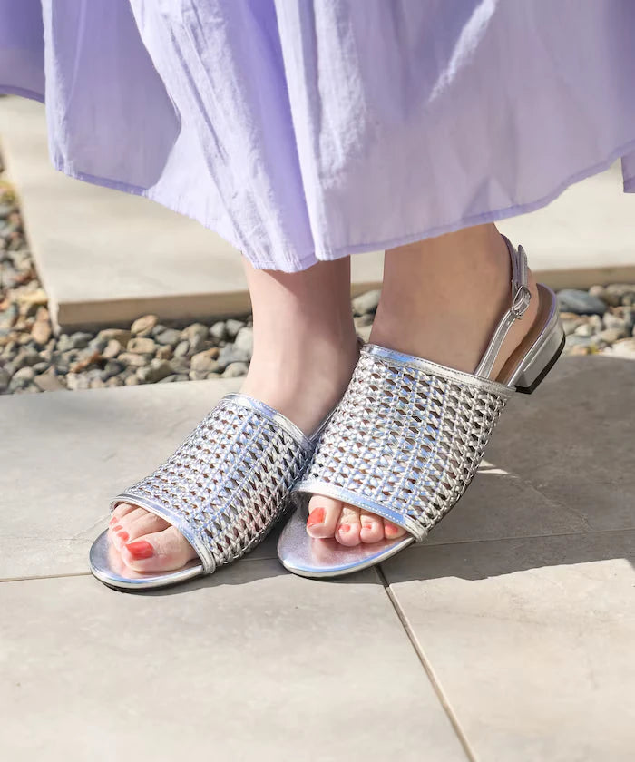 Leather Mesh Sandal