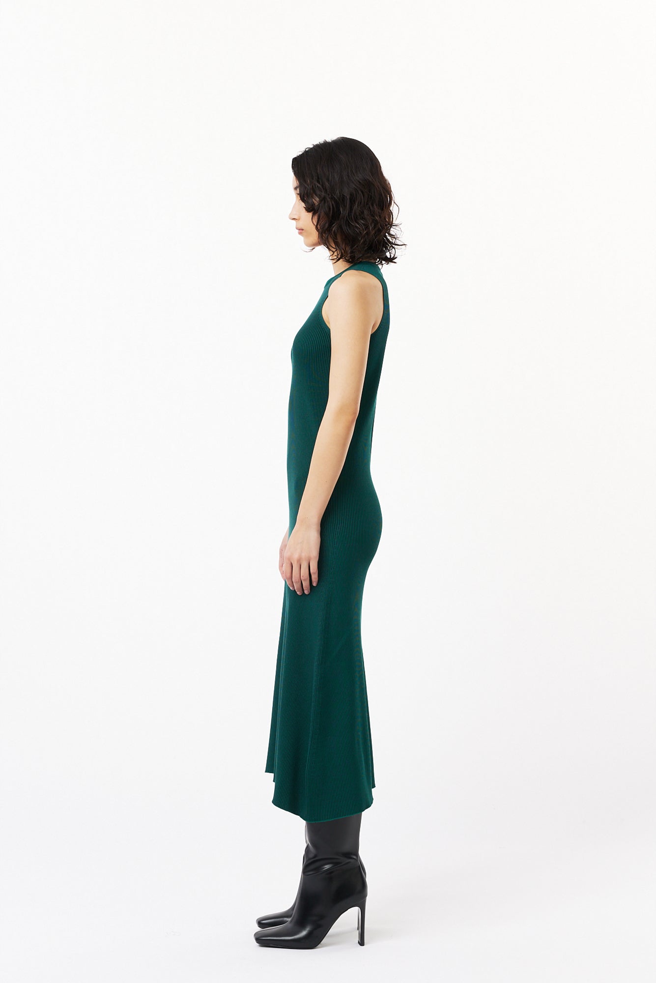 PORTRAIT SLEEVELESS DRESS