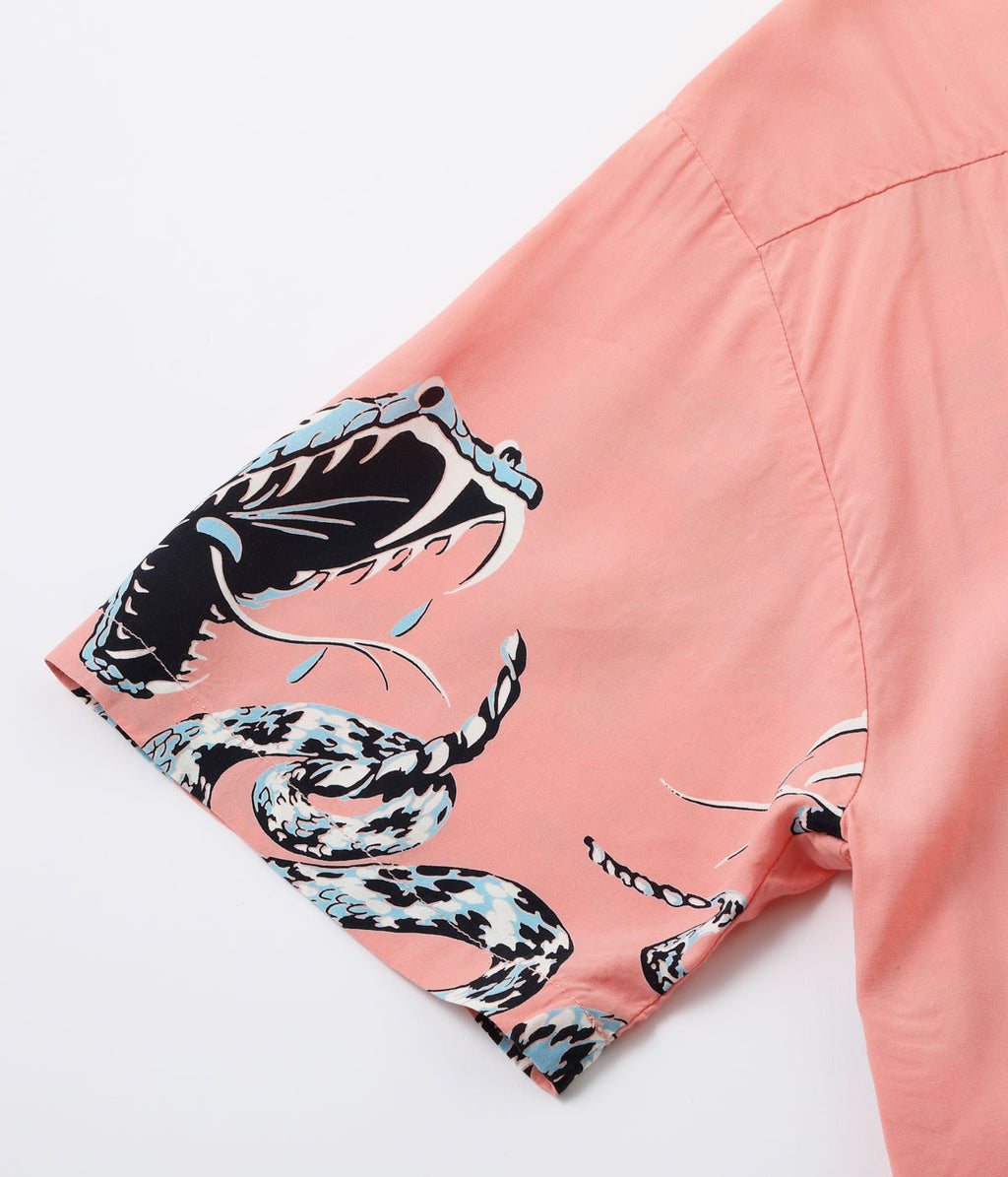 HIGH DENSITY RAYON PULLOVER SHIRT “RATTLE SNAKE”