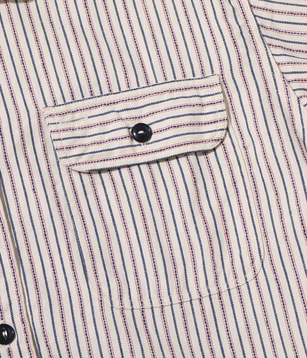 Dobby Stripe Work Shirt (Short Sleeve)