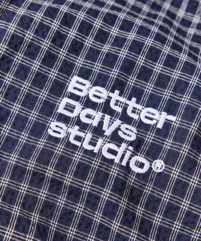 BetterDays Studio × FREAK'S STORE Drawstring Check Tote Bag