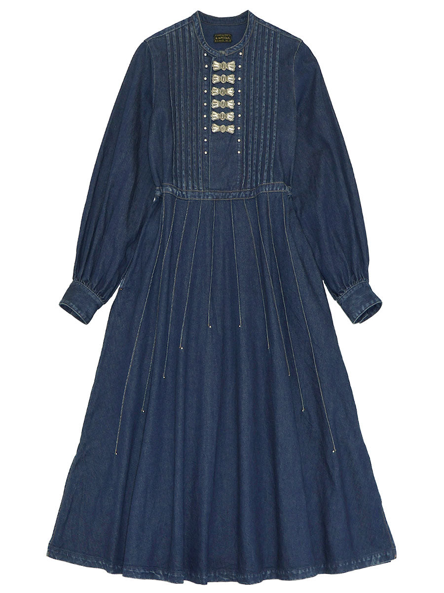 11.5oz Denim Butterfly Concho Sundance Dress