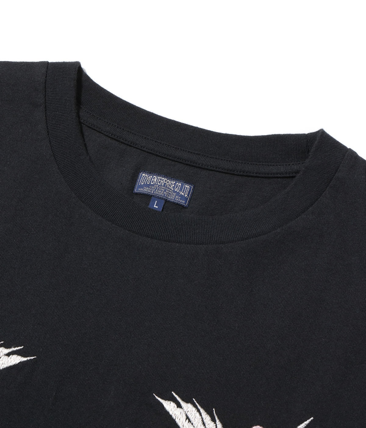 SUKA T-SHIRT EMBROIDERED “EAGLE & Mt. FUJI”