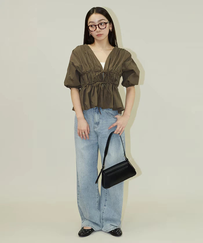 2WAY Shirring Blouse Limited Edition