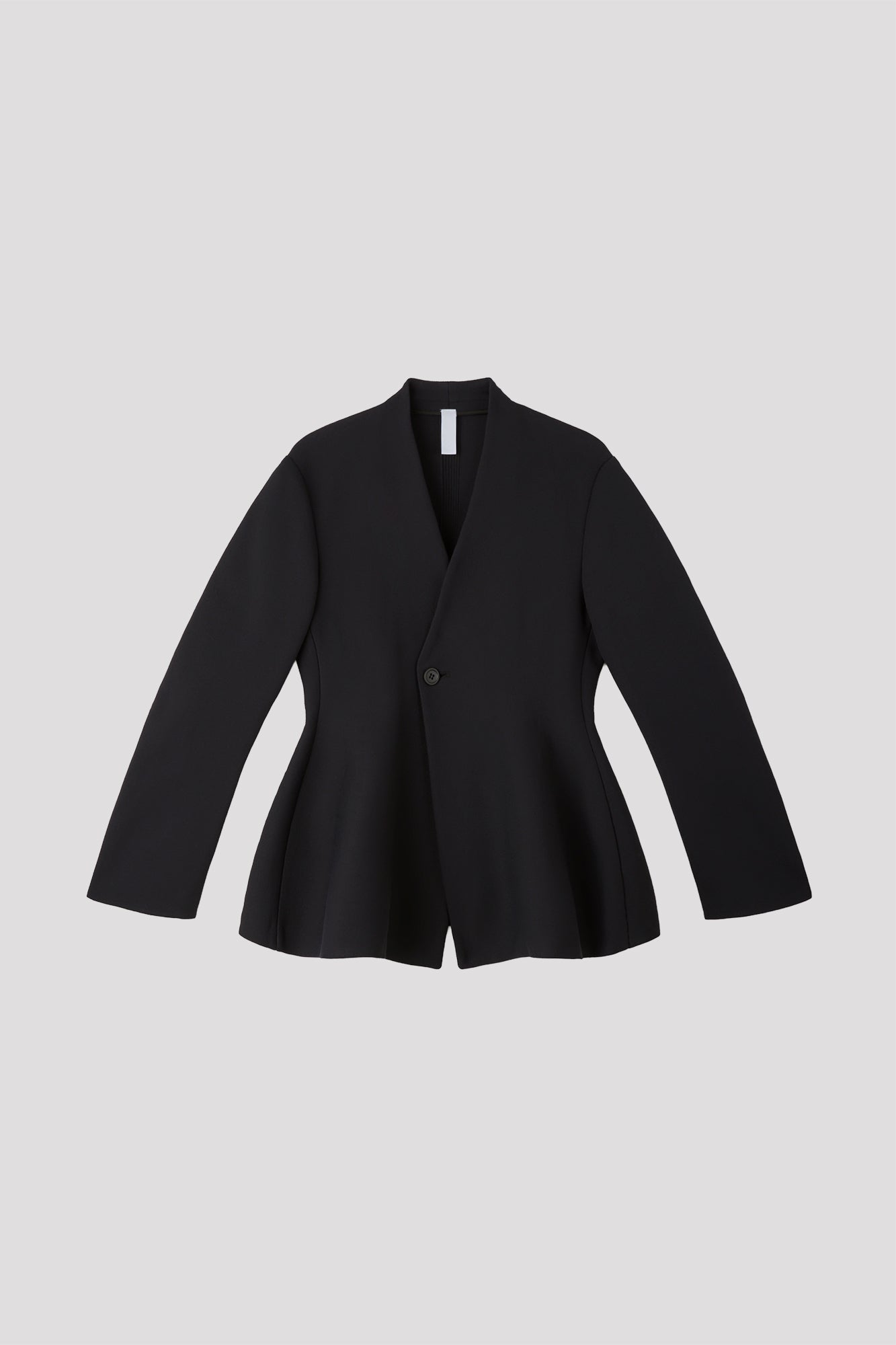 MILAN COLLARLESS FLARE JACKET