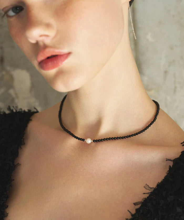 Silver925 Onyx Natural Stone Necklace