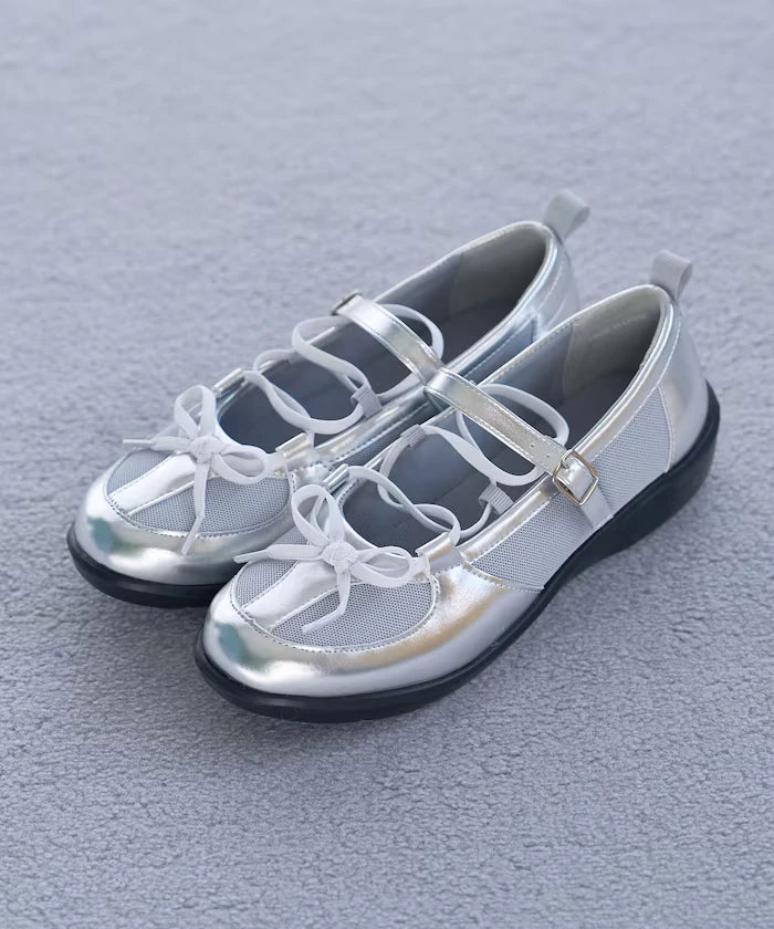 Lace-Up Ballet Shoes