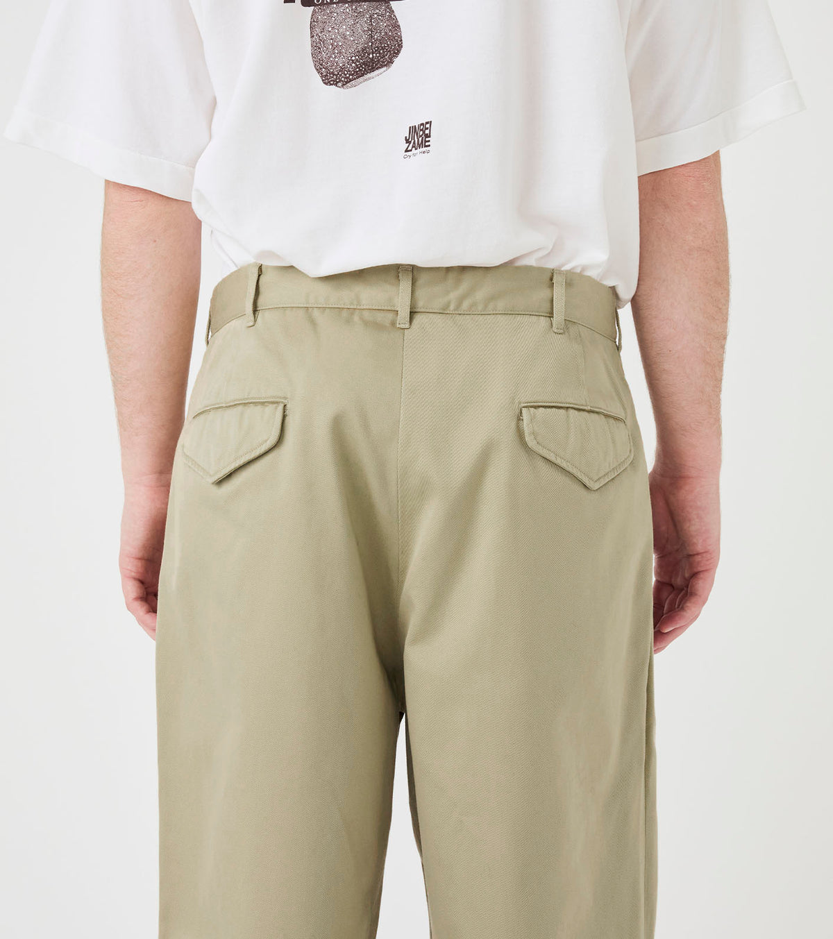 Double Pleated Chino Pants