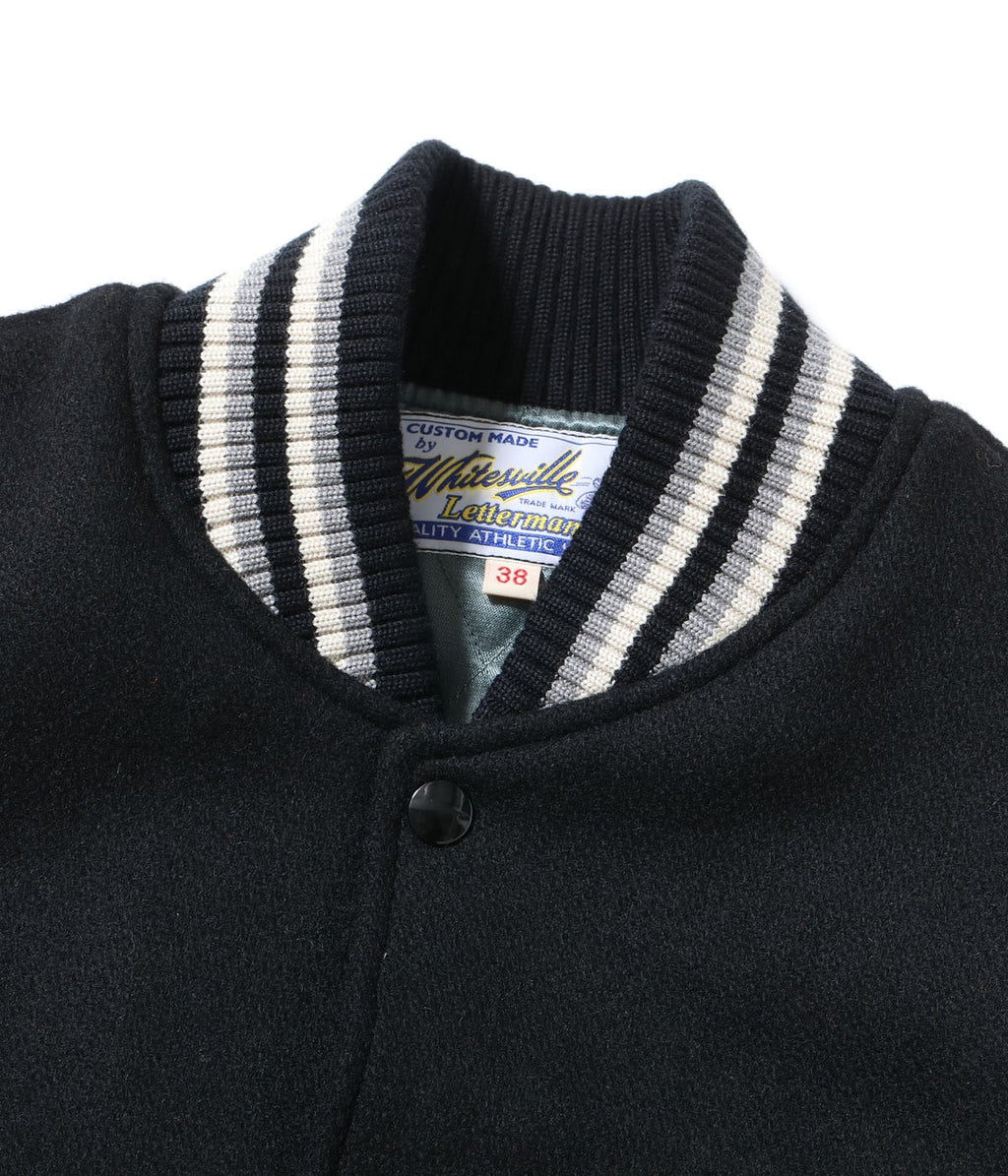 30oz. WOOL MELTON AWARD JACKET “SOLID”