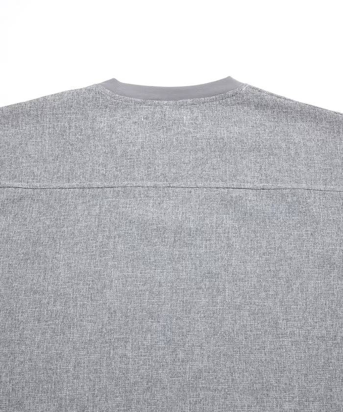 Dry Touch Summer Tweed Short Sleeve Crew Neck