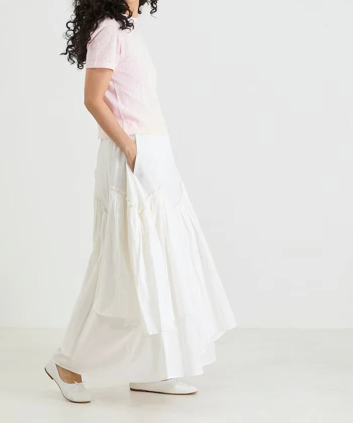 India Frill Maxi Gathered Skirt