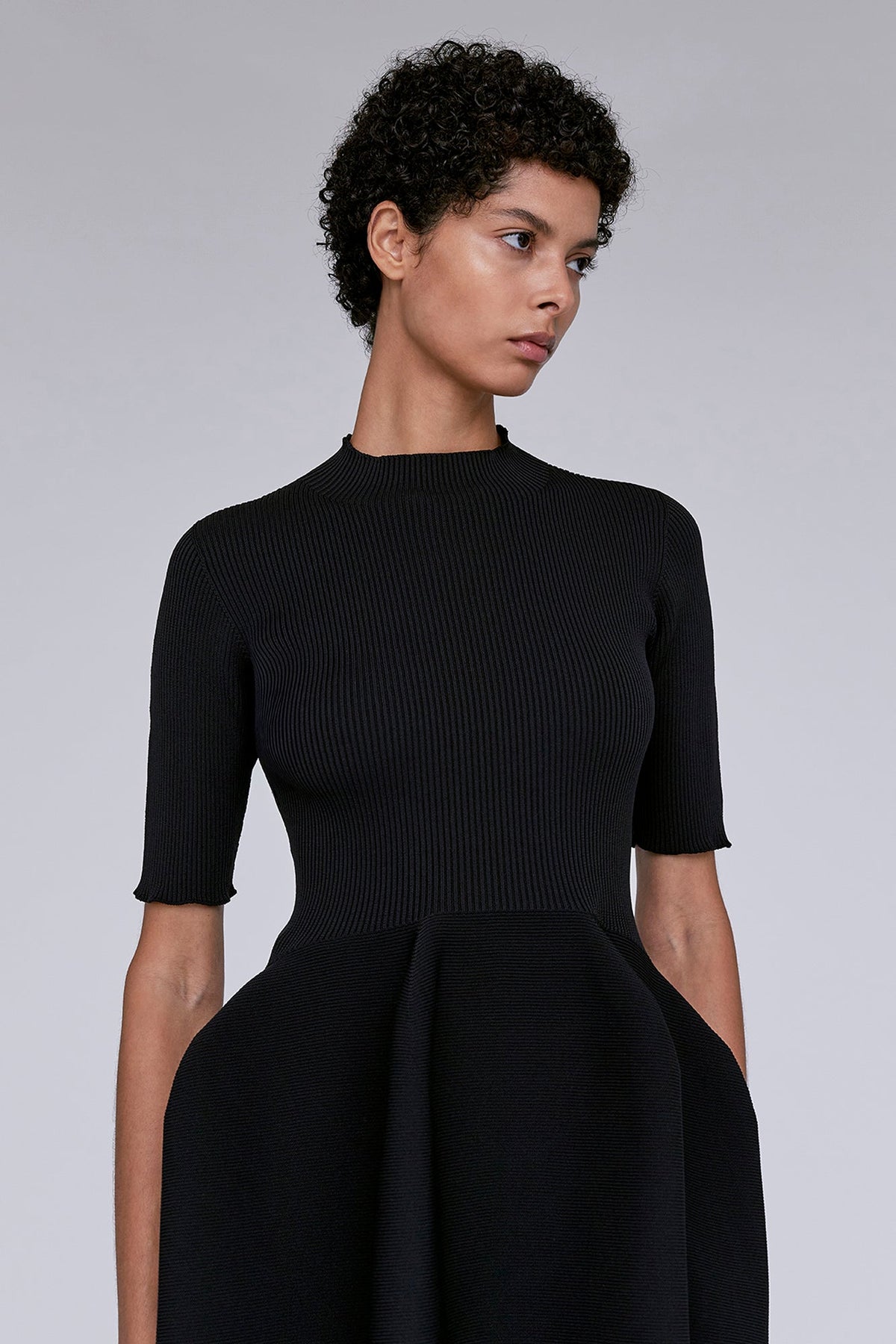 POTTERY SHORT SLEEVE MINI DRESS