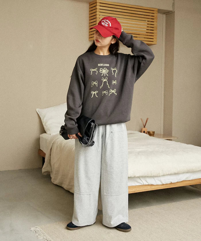Ribbon Embroidery Crew Sweat Limited Edition