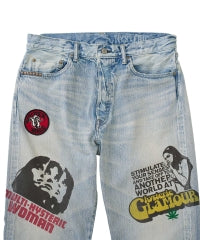 HYSTERIC DAYS 50'S XX Straight Denim Pants