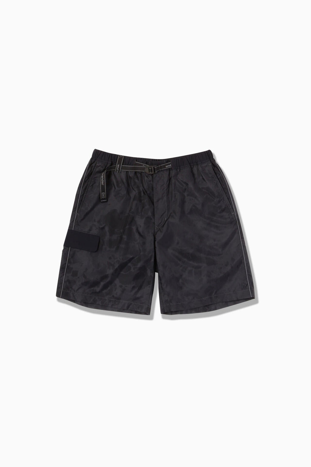 printed nylon short pants