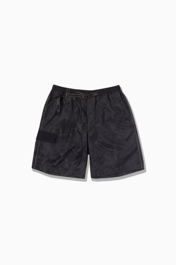 printed nylon short pants