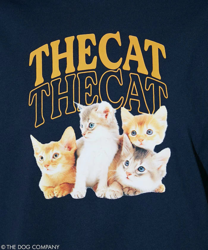 THE DOG / THE CAT Collegiate Style T-Shirt Limited Edition