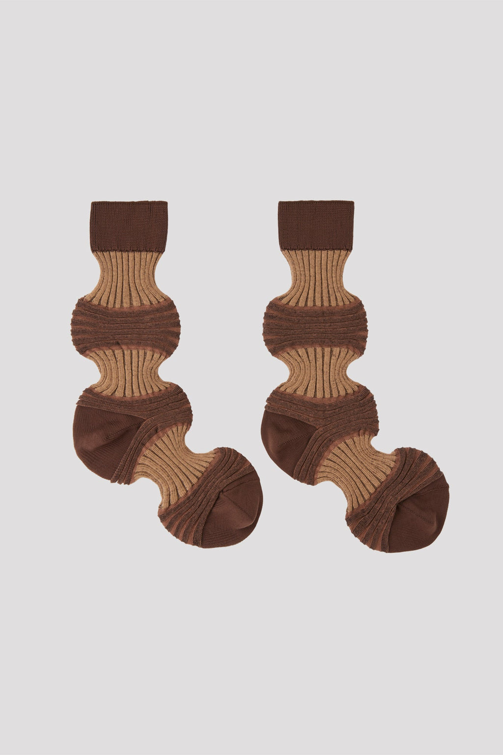 GARTER RIB SOCKS