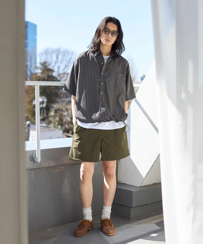 Nylon Short Length Baggy Shorts