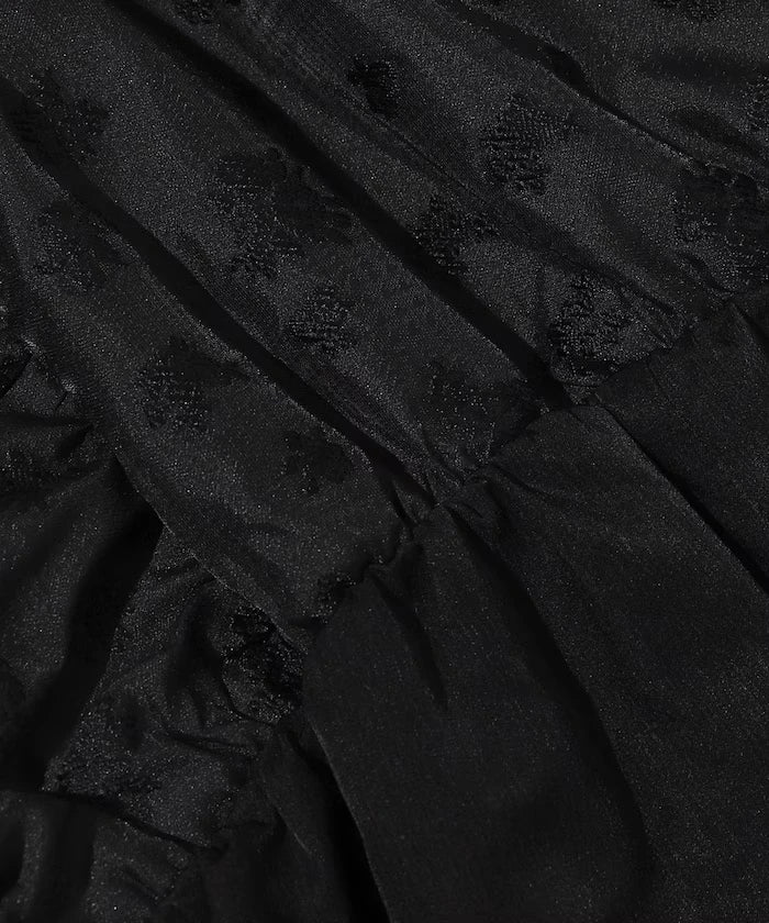 2WAY Flower Sheer Jacquard Docking All-in-One