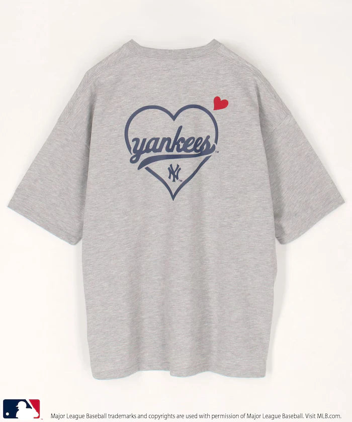 MLB Back Print Heart T-Shirt