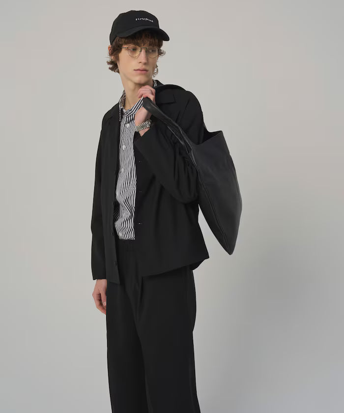 Functional Material Oversized CPO Shirt & Wide Easy Pants Setup / Washable / UV Cut / Quick Dry / Contact Cooling