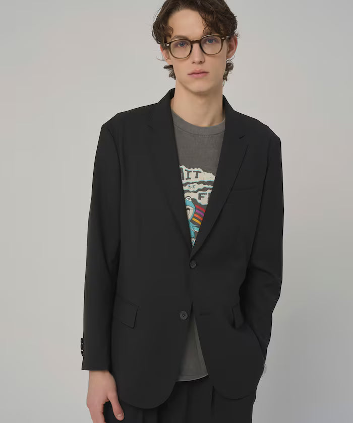 Functional Material Jacket & Wide Slacks Set Up / Washable / UV Cut / Quick Dry / Contact Cooling
