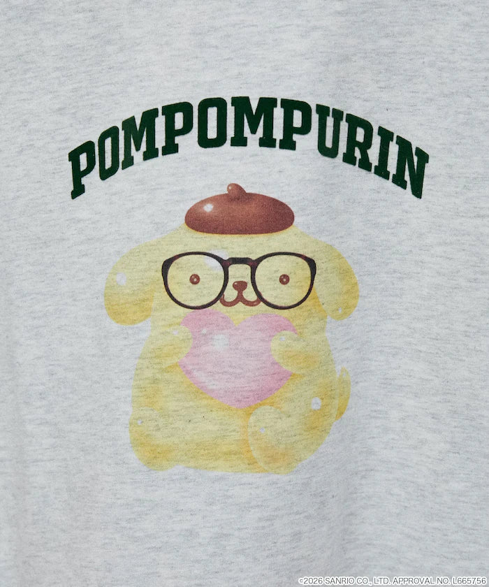"SANRIO CHARACTERS" College Style Printed T-Shirt Limited Edition