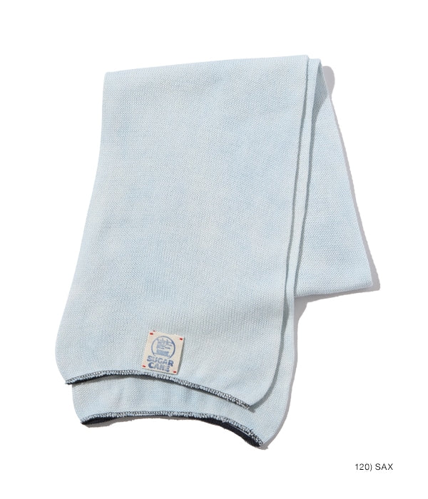 Awa Indigo Dyed Cotton Scarf, Neckwear