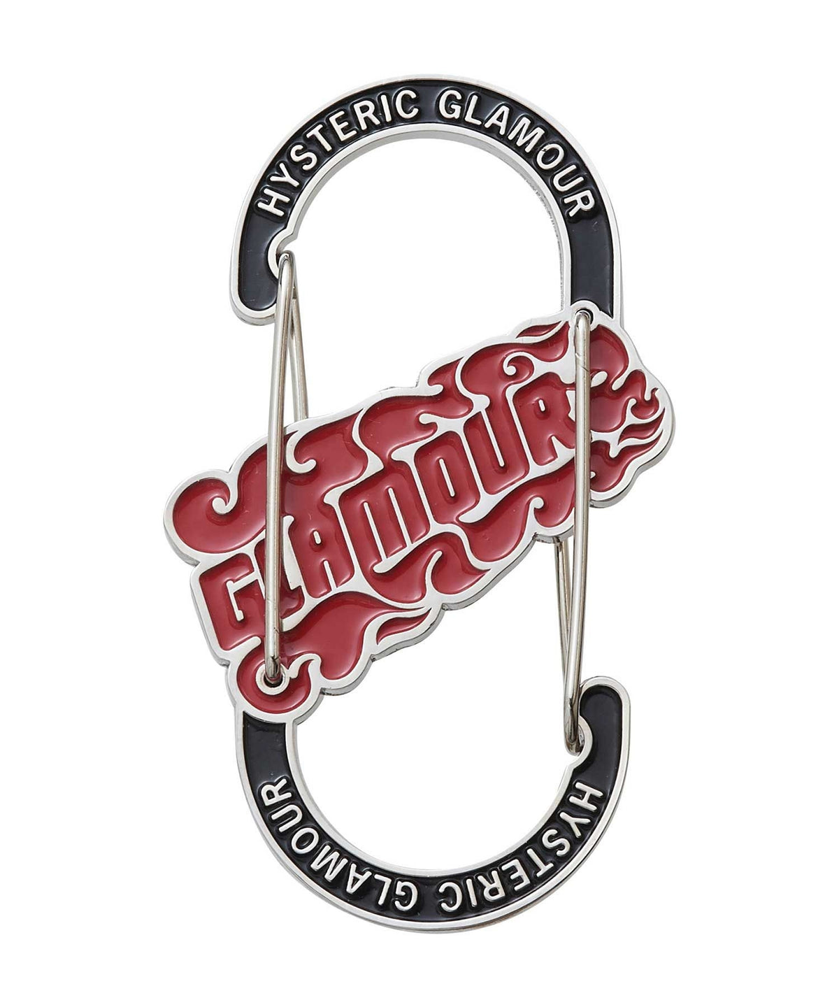 FLAME LOGO Carabiner Key Holder