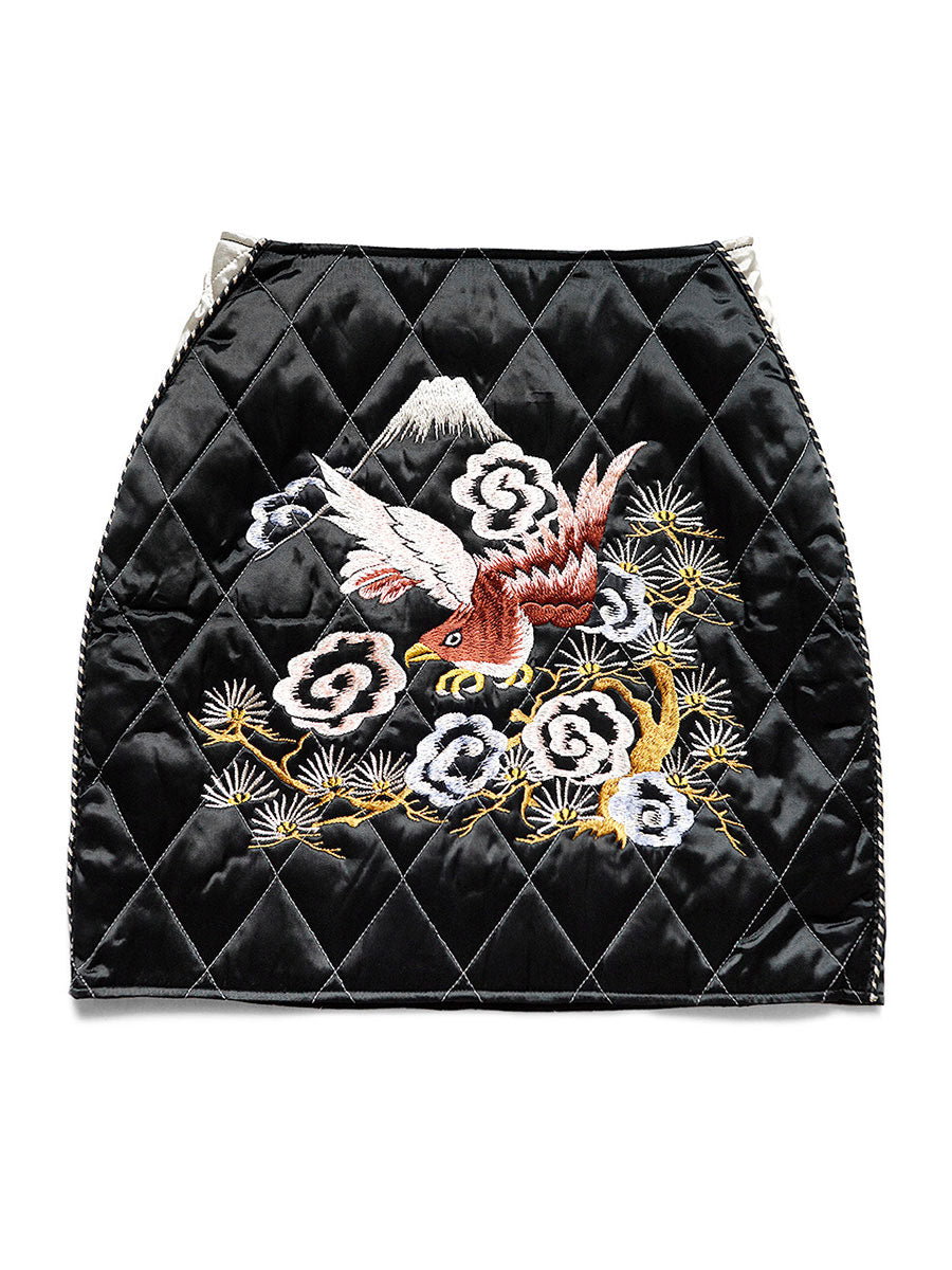 Rayon Satin Kilding Mini Skirt (JAPAN...)
