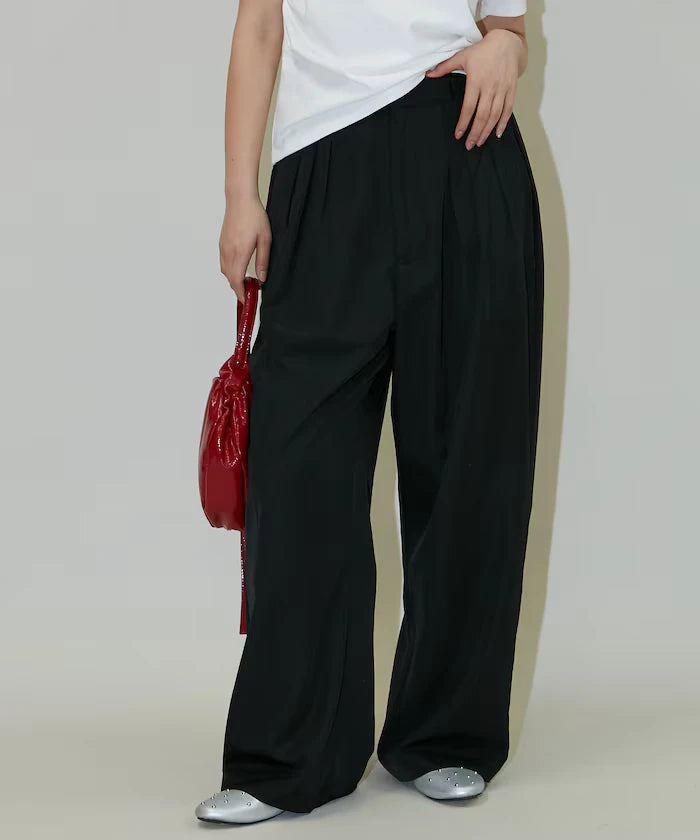 Color Tuck Slacks Pants Limited Release