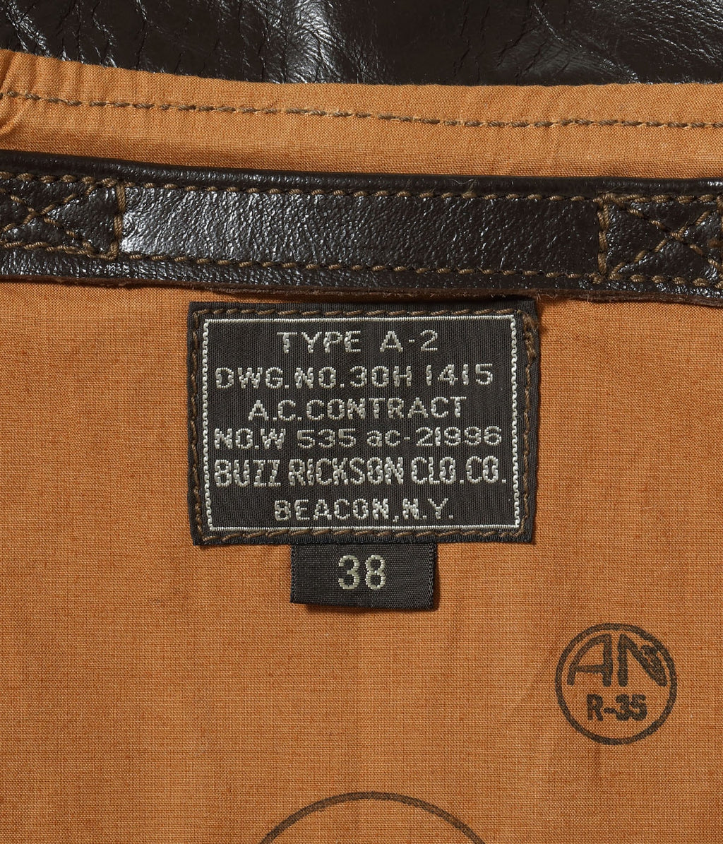 Type A-2 ���CONTRACT No.W535 ac-21996 BUZZ RICKSON CLO.CO.���