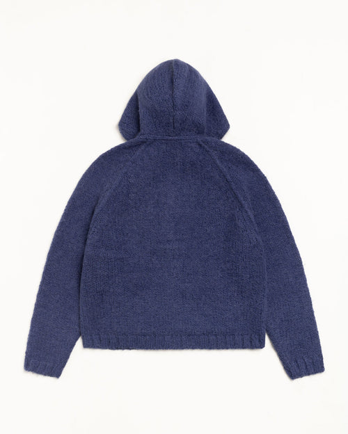 CHUNKY KNIT ZIP HOODIE