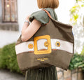 San.buckle Large #13 Kahki-333101