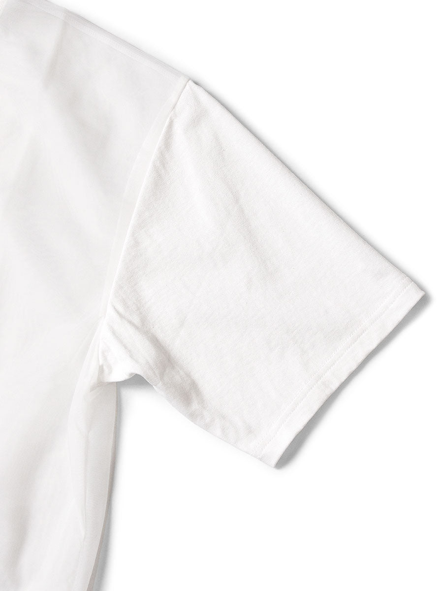 Sheer Jersey × 20/- Jersey Crew T (Piano & Sun Fa...