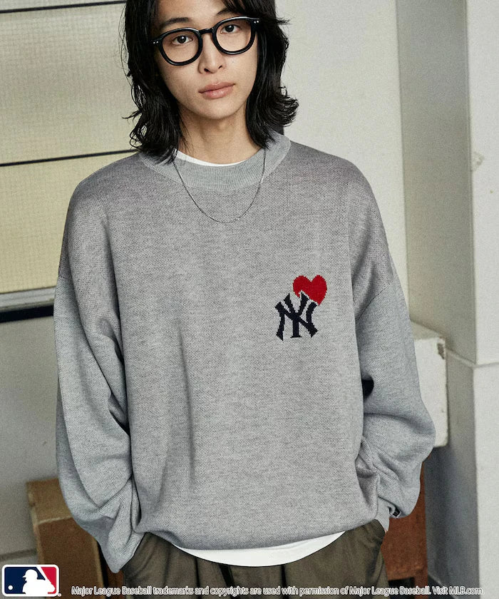 Custom HEART LOGO KNIT