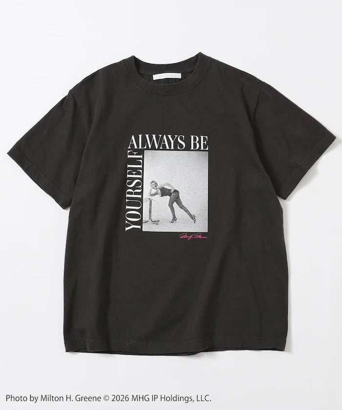 Marilyn Monroe Short Sleeve Monochrome Photo T-shirt