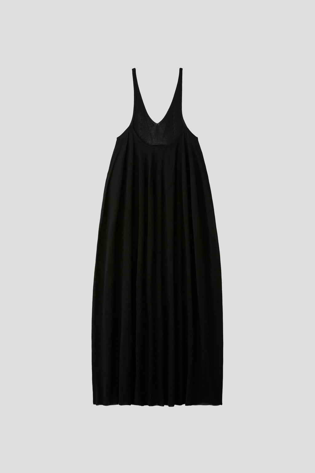 SILK RIVULET STRAP BUST FLARE DRESS