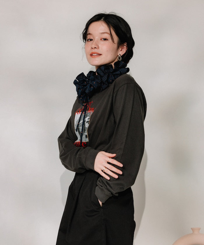Dot Combi Frill Collar