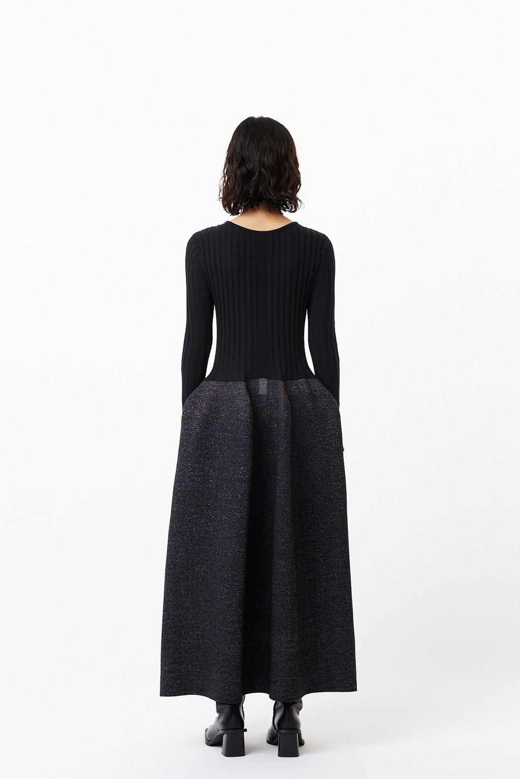 POTTERY GLITTER LONG SLEEVE DRESS